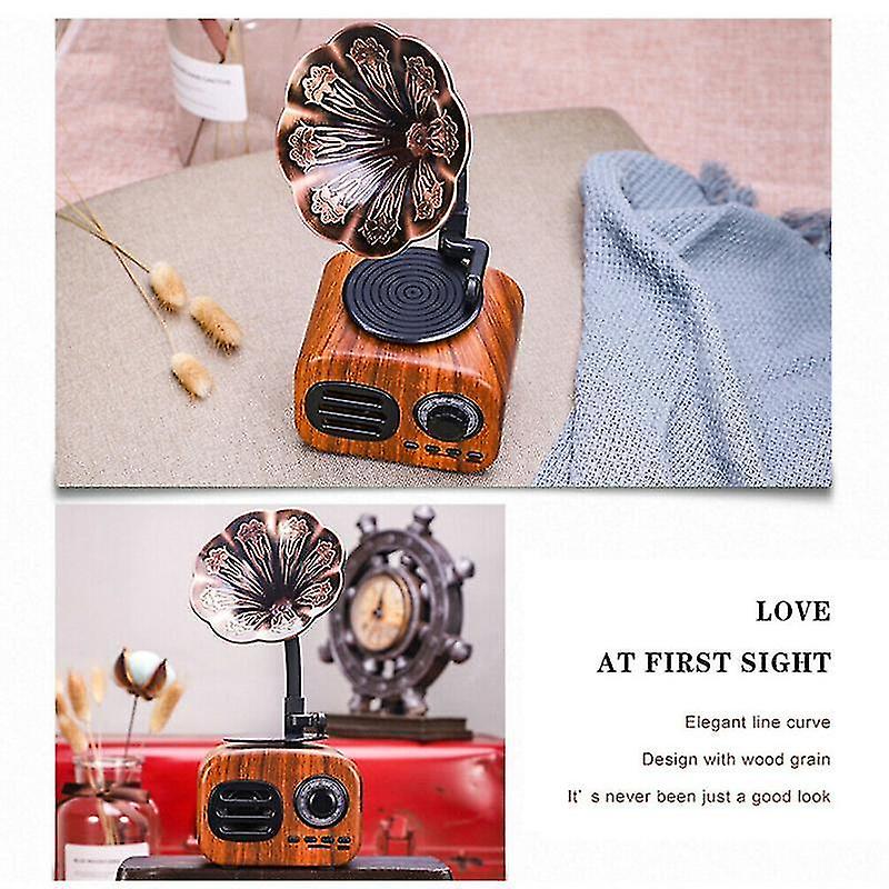 Foto 3 | Amplificador De Sonido Bluetooth, Radio Retro, Portátil, Inalámbrico, Mini - Venta Internacional.