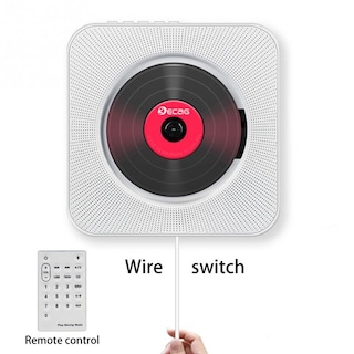 Foto 1 | Reproductor De Cd Montado En La Pared, Radio Fm, Bluetooth, Sonido Envolvente Usb - Venta Internacional.