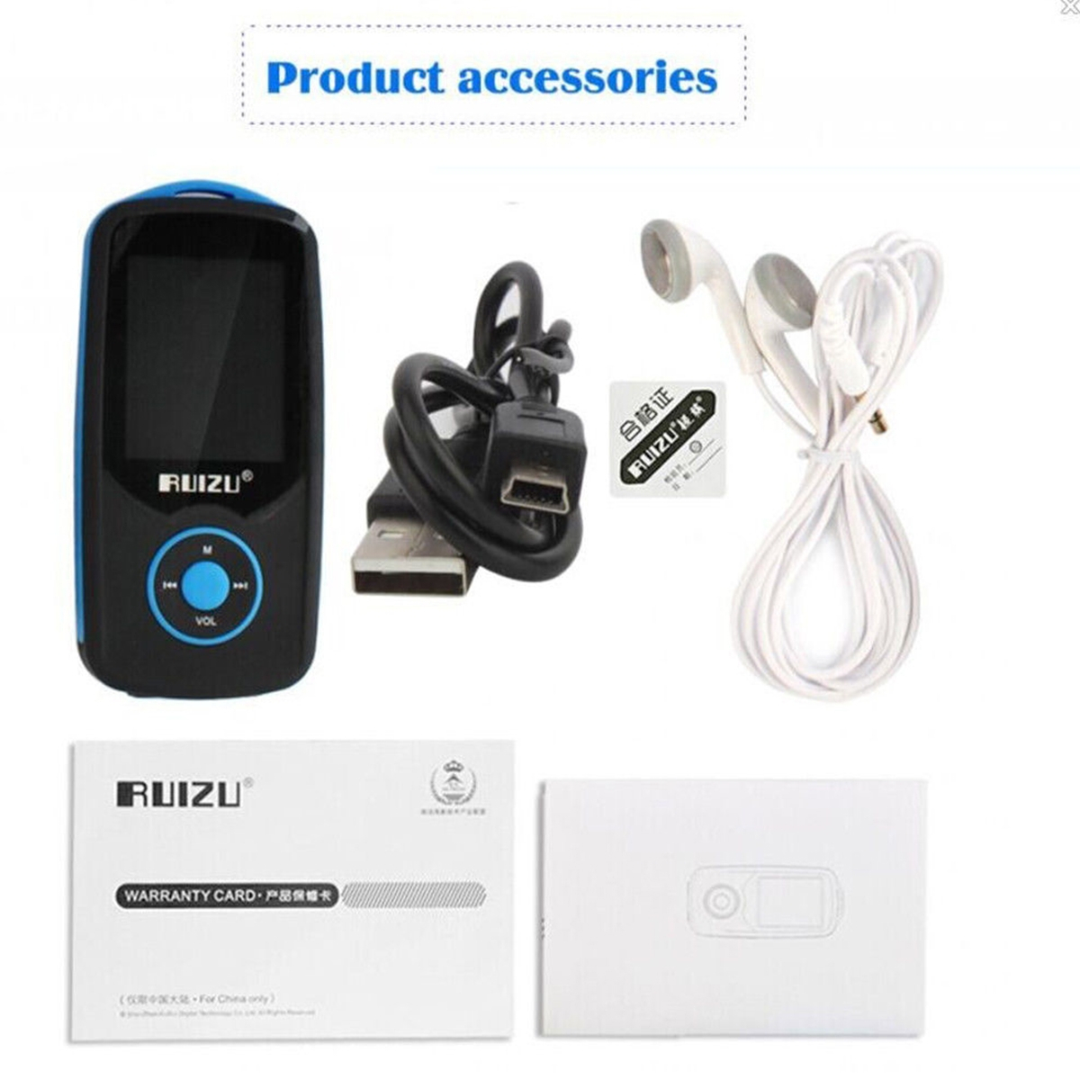 Foto 3 pulgar | Reproductor Mp3 Mcruizu X06 Bluetooth 4.0 4 Gb De Memoria Tft De 1,8 Pulgadas - Venta Internacional.