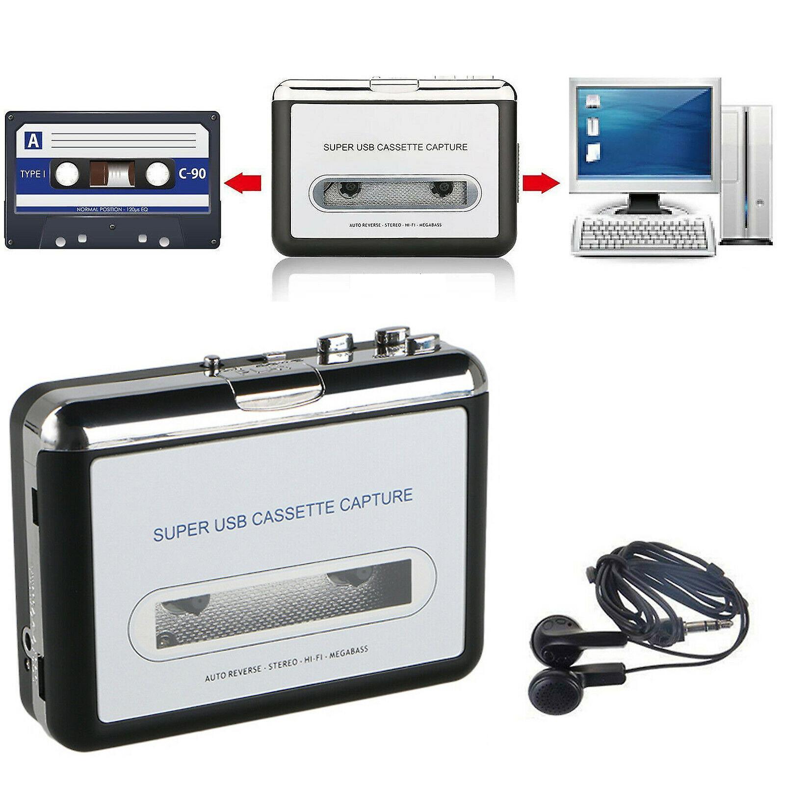 Foto 1 | Reproductor De Casetes, Captura De Casetes Usb, Reproductor De Radio, Cinta A Mp - Venta Internacional.