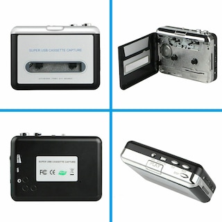 Foto 4 | Reproductor De Casetes, Captura De Casetes Usb, Reproductor De Radio, Cinta A Mp - Venta Internacional.