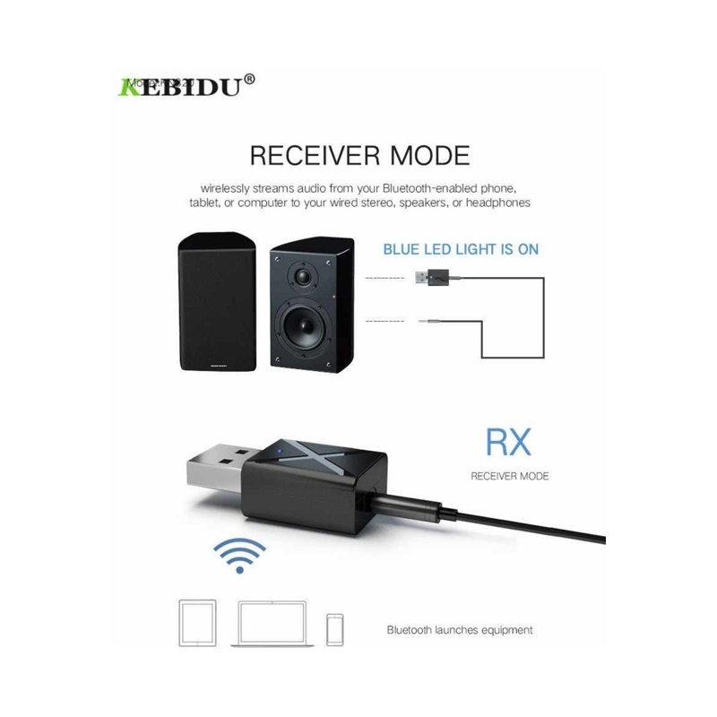 Foto 3 | Transmisor Adaptador De Audio Bluetooth De 3,5 Mm Para Smart Tv - Venta Internacional.