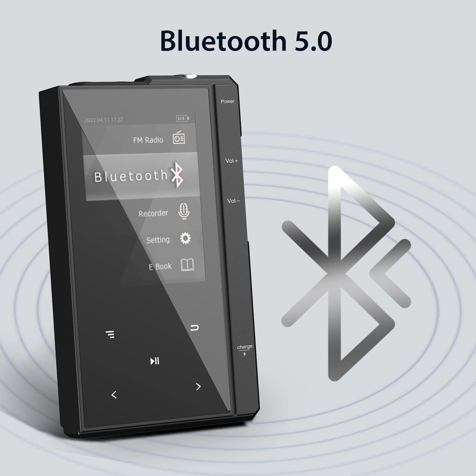 Foto 3 | Reproductor Mp3 Phinistec Z6 de 96 gb con Bluetooth 5.0 y Batería de 90 h - Venta Internacional