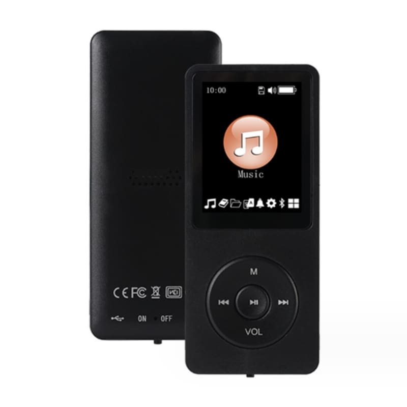 Reproductor de Música Bluetooth MP3 8 GB Negro - Venta Internacional