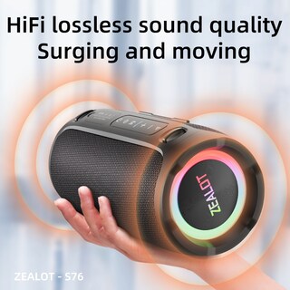 Foto 4 | Altavoz Bluetooth Zealot S76 50w Portátil - Venta Internacional