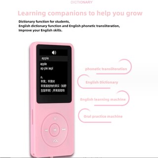 Foto 3 | Reproductor de Música MP3 Bluetooth de 8 GB Negro con Pantalla de 1,8'' - Venta Internacional