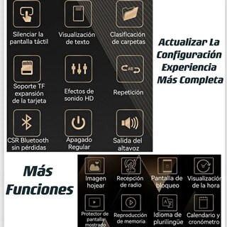 Foto 6 | Reproductor Mp4 Pantalla Táctil Bluetooth De 8 Gb Con Radio Fm - Venta Internacional