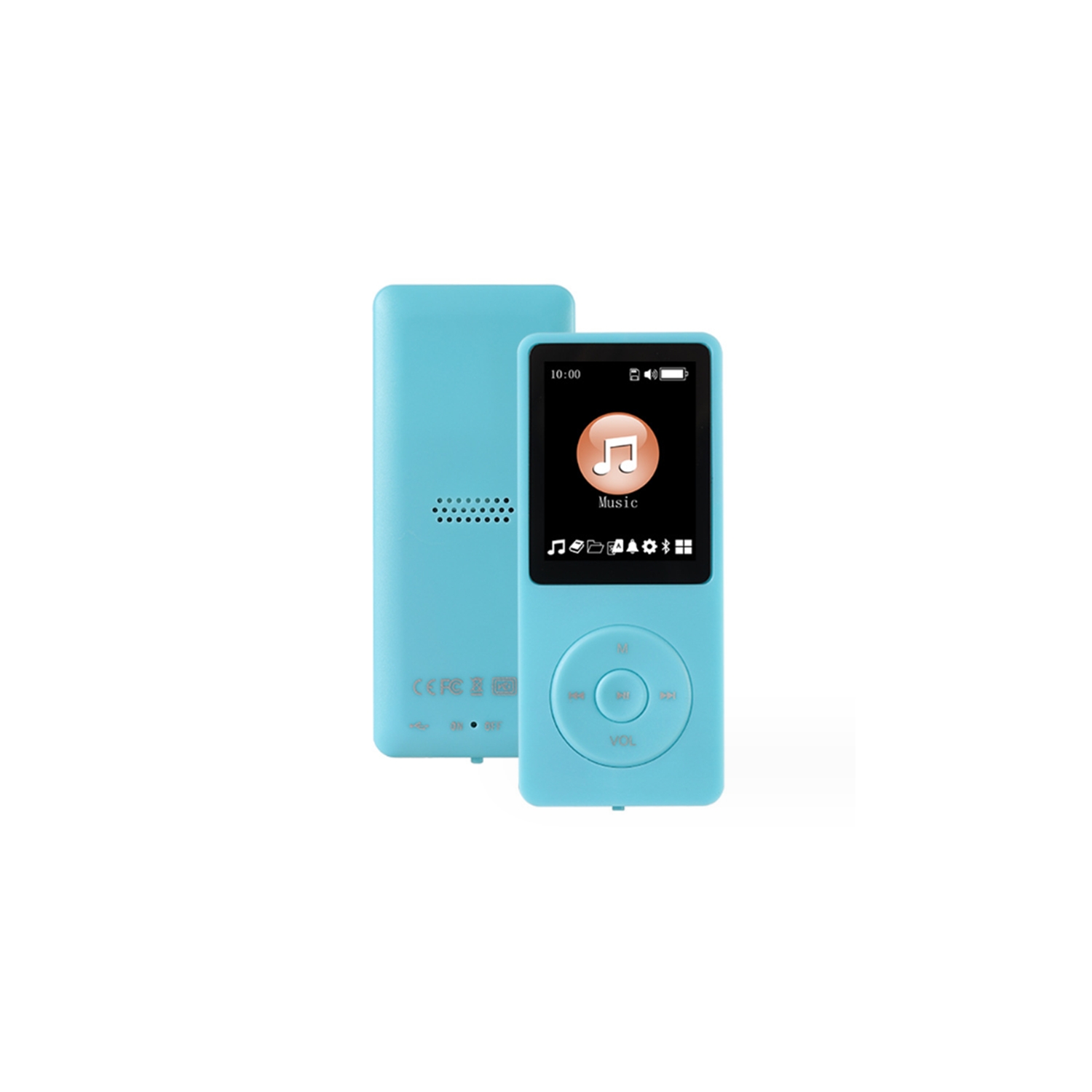 Foto 1 | Reproductor de Música Mp3 con Bluetooth 64 gb Azul Con Pantalla De 1.8'' - Venta Internacional