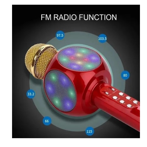 Foto 6 | Micrófono Inalámbrico De Karaoke con Bluetooth y Radio Fm - Venta Internacional