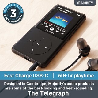 Foto 3 | Reproductor Mp3 Majority Mp3 Pro 64gb Bluetooth 5.0 con Garantía de 3 Años - Venta Internacional