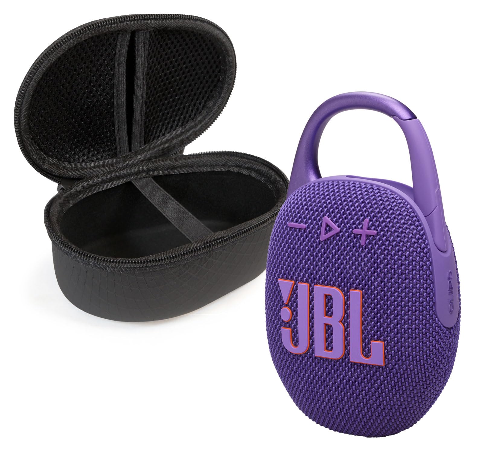 Foto 2 pulgar | Altavoz con Bluetooth Jbl Clip 5 Violeta con Funda Protectora  - Venta Internacional