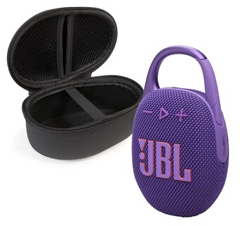 Foto 1 | Altavoz con Bluetooth Jbl Clip 5 Violeta con Funda Protectora - Venta Internacional
