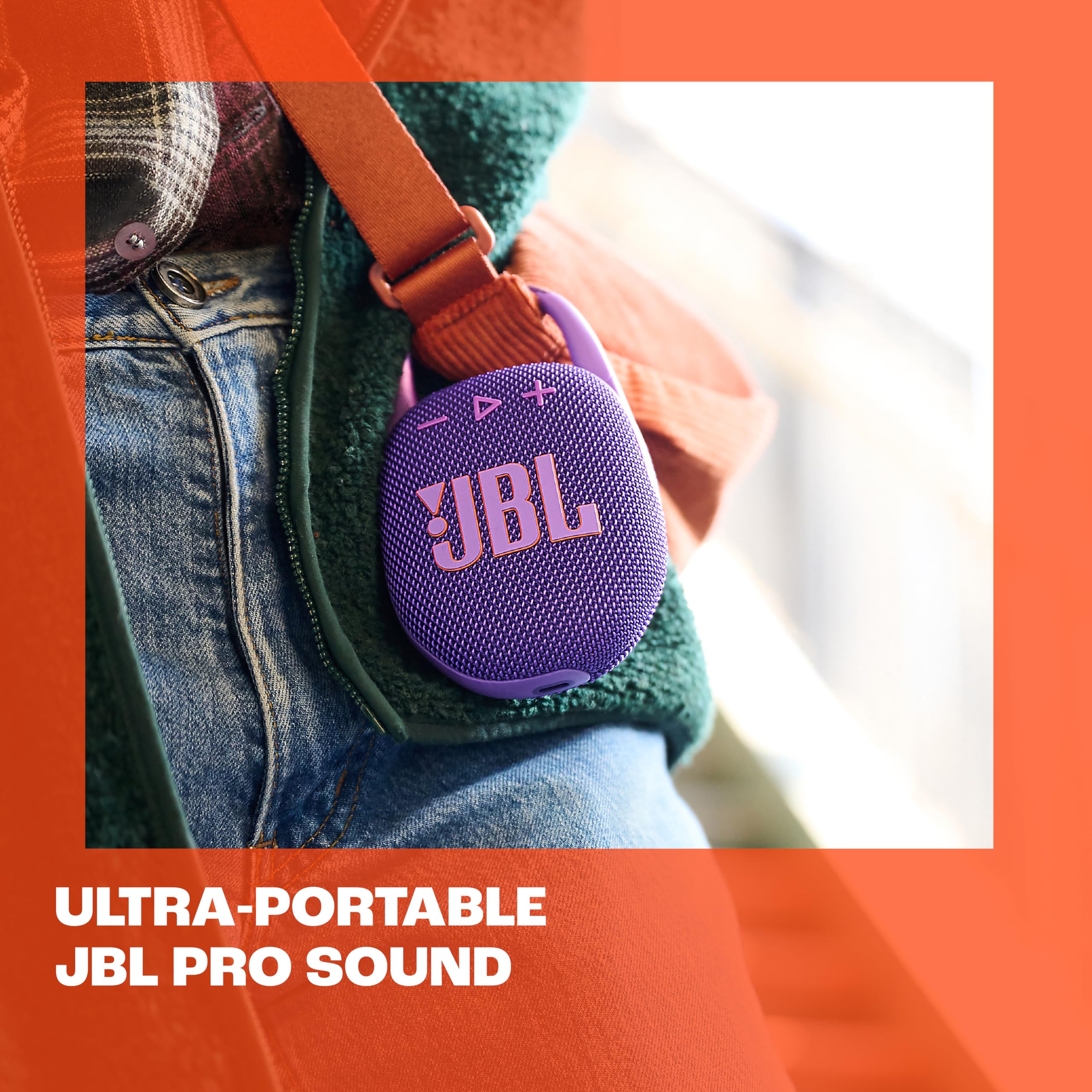 Foto 5 | Altavoz Bluetooth JBL Clip 5 Rojo Ultraportátil Resistente al Agua - Venta Internacional