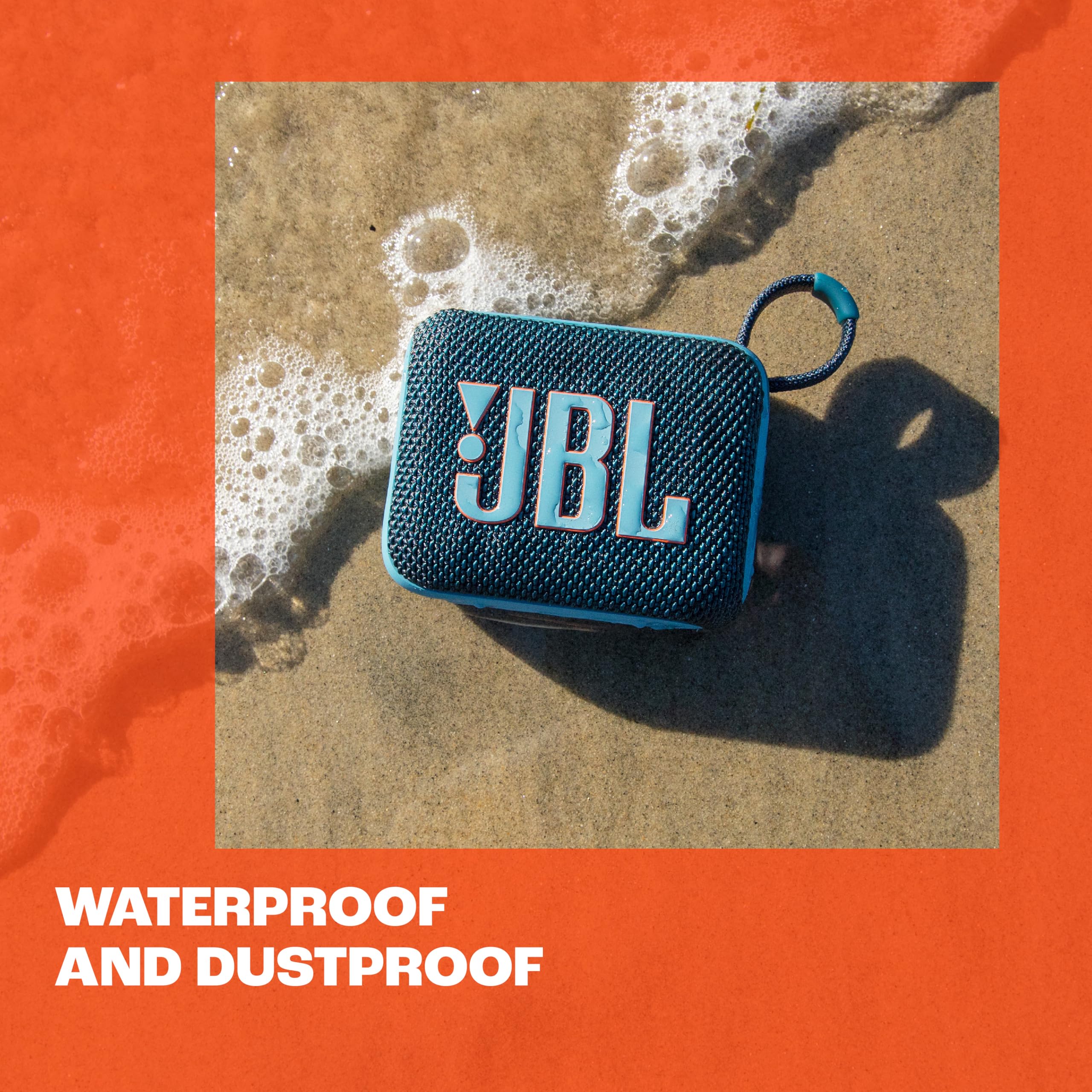 Foto 7 | Altavoz Bluetooth JBL Go 4 Ultraportátil Impermeable Azul - Venta Internacional