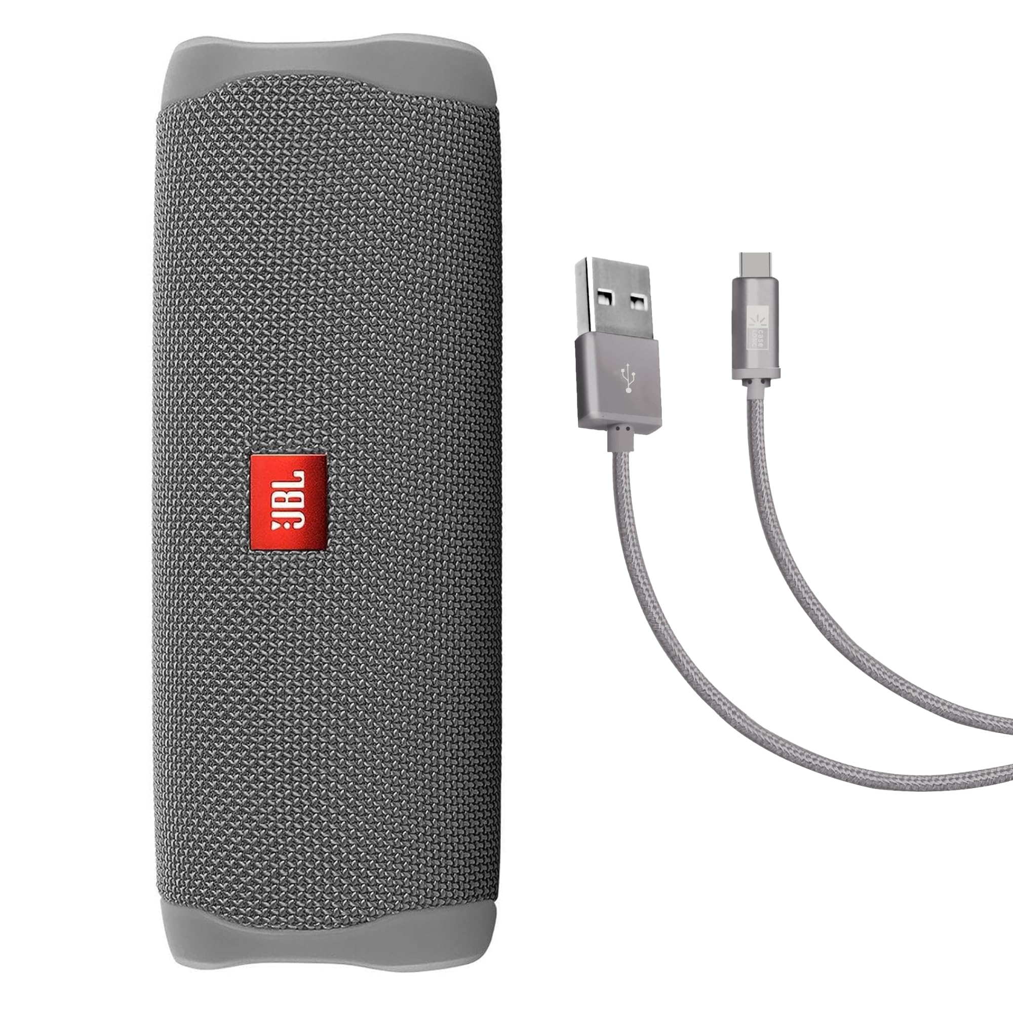 Foto 2 pulgar | Bocina Jbl Flip 5 Teal + Case Logic Trenzado Usb Tipo C Gris - Venta Internacional