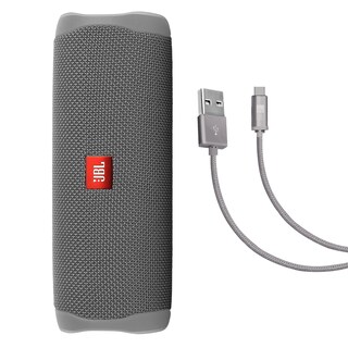 Foto 1 | Bocina Jbl Flip 5 Teal + Case Logic Trenzado Usb Tipo C Gris - Venta Internacional