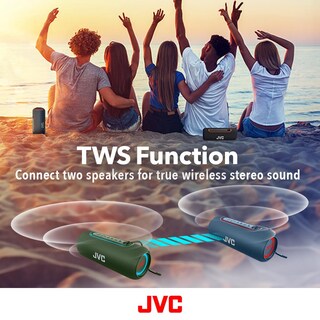 Foto 3 | Altavoz Inalámbrico Jvc Sppa5btg Con 20 W, Bluetooth 5.0, Tws Green - Venta Internacional.