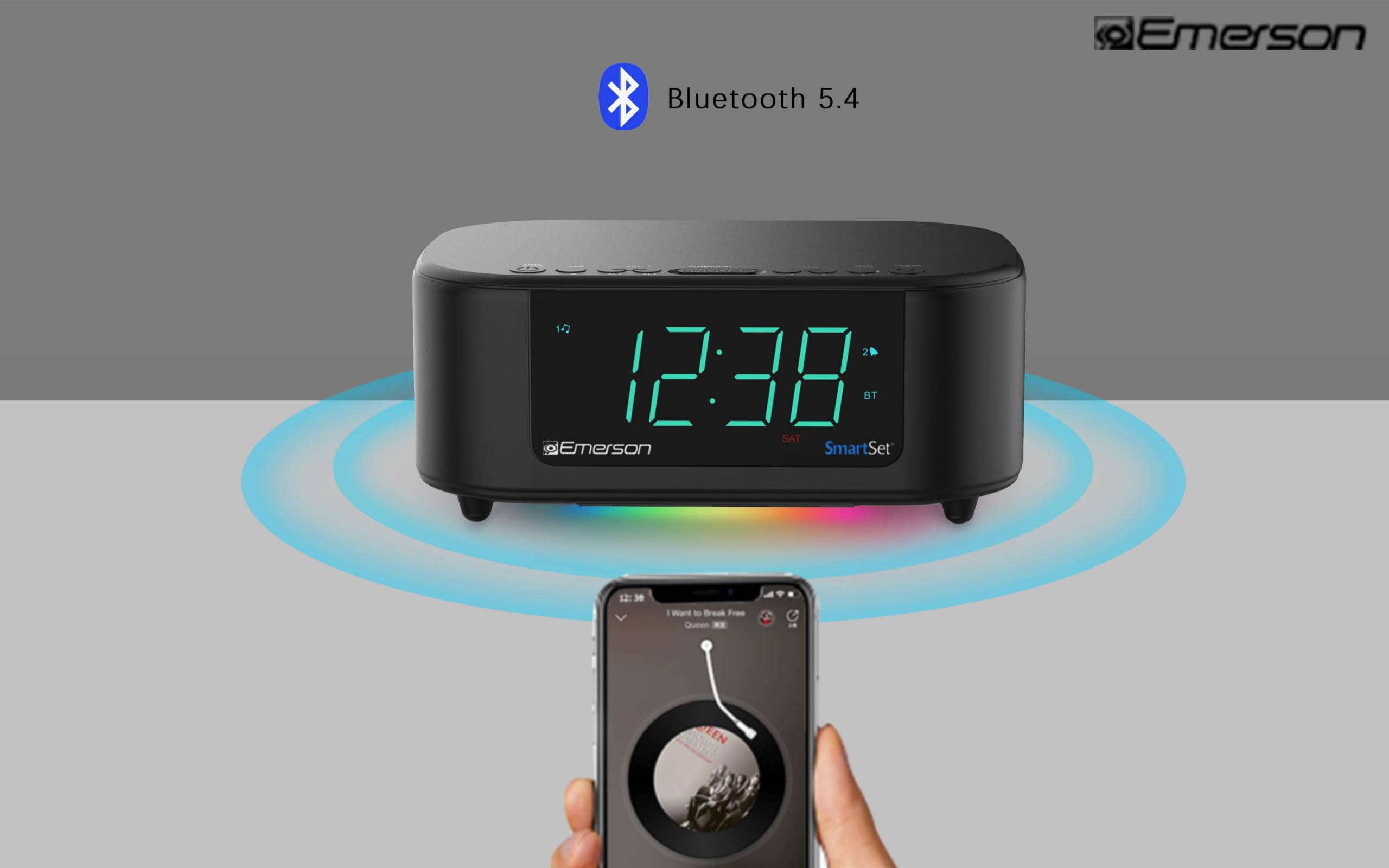 Foto 6 pulgar | Altavoz Bluetooth Emerson Cks8888 Smartset De 6 W Con Radio Am/fm - Venta Internacional.