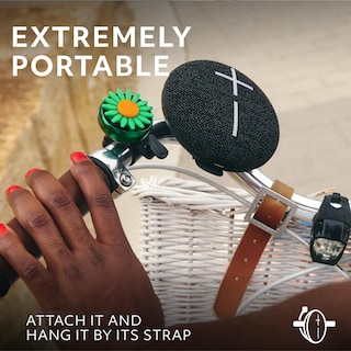 Foto 2 | Altavoz Bluetooth Ultimate Ears Miniroll Impermeable Negro - Venta Internacional.