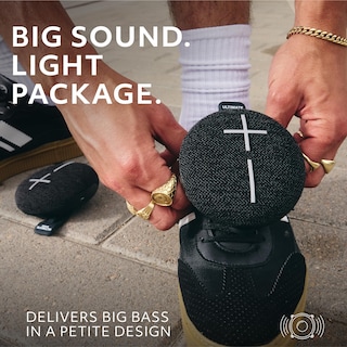 Foto 5 | Altavoz Bluetooth Ultimate Ears Miniroll Impermeable Negro - Venta Internacional.