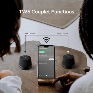 Foto 5 | Altavoz Inalámbrico Portátil True Wireless Momax 1-vibe Go Black - Venta Internacional