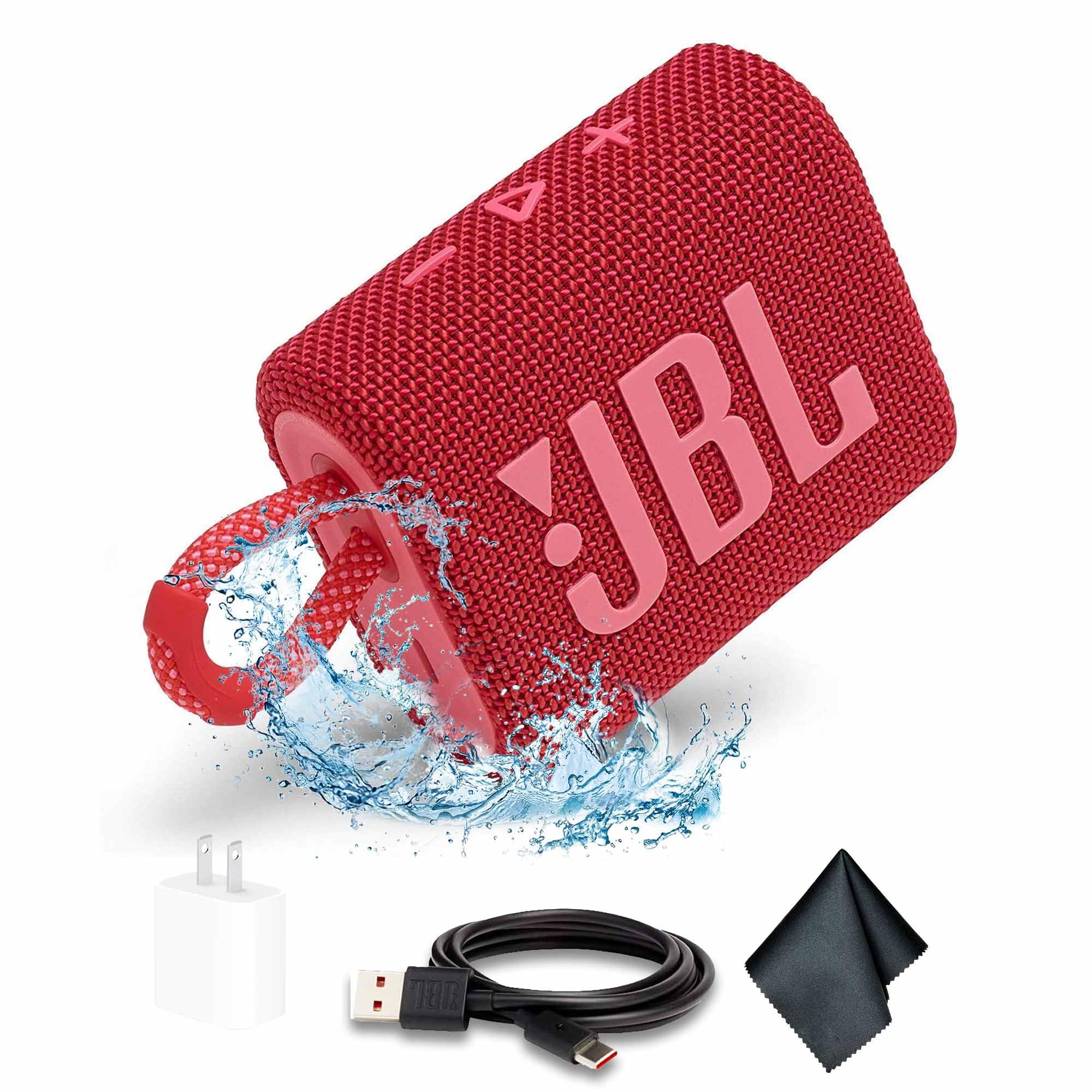 Foto 2 pulgar | Altavoz Bluetooth JBL Go 3 Portátil Impermeable Rojo con Accesorios - Venta Internacional