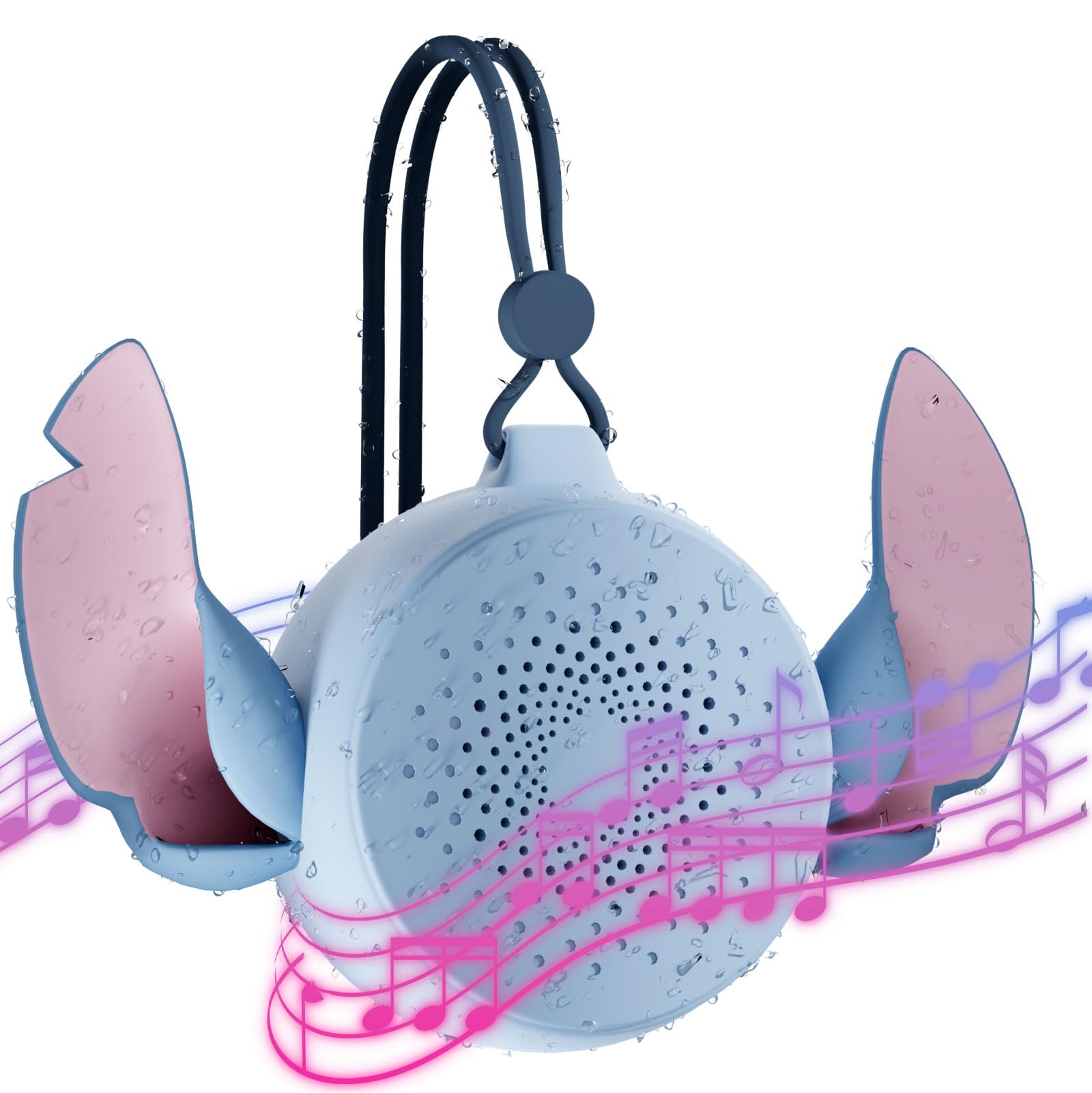 Foto 2 pulgar | Altavoz Bluetooth Para Ducha Ijoy Disney Lilo And Stitch Ipx4 - Venta Internacional.