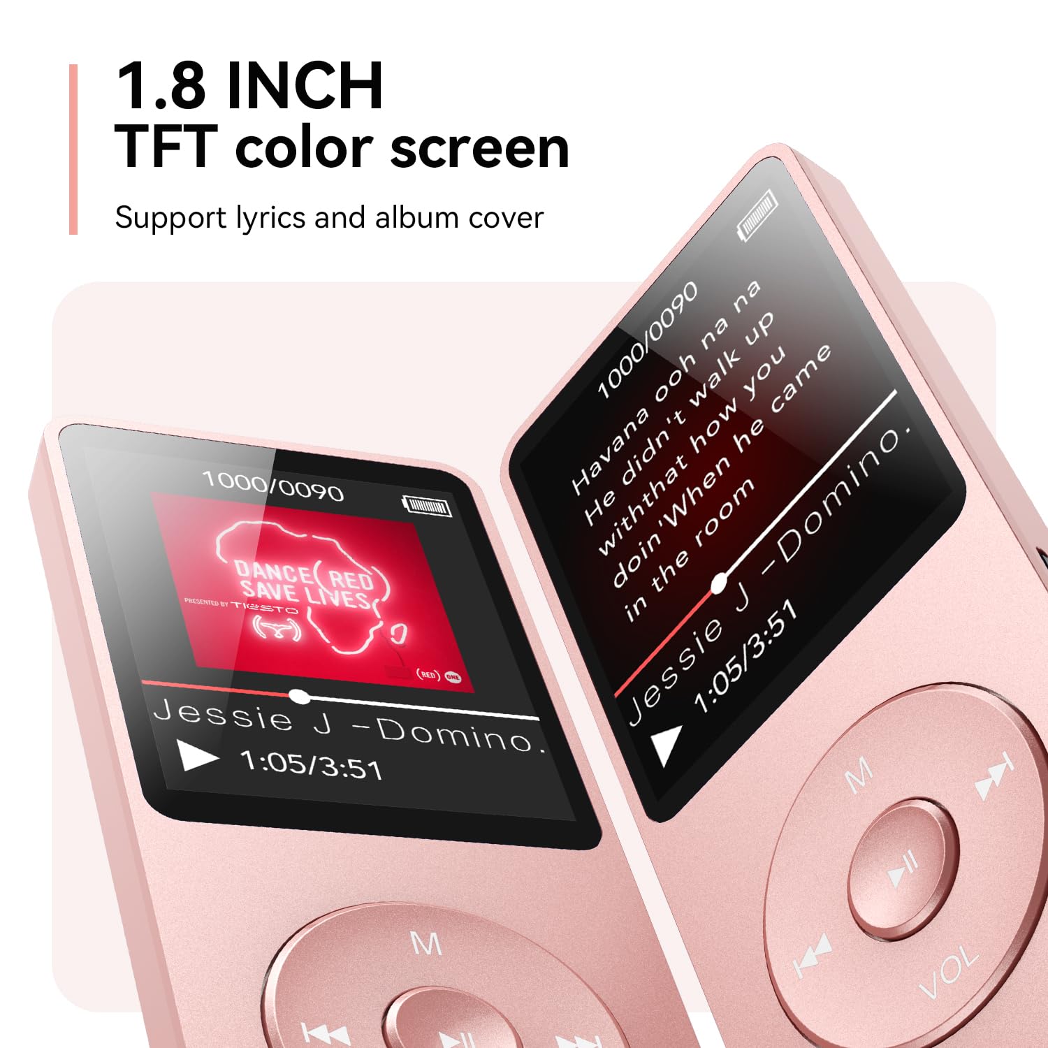 Foto 8 pulgar | Reproductor Mp3 Agptek A02 Bluetooth 5.3 32gb Oro Rosa - Venta Internacional