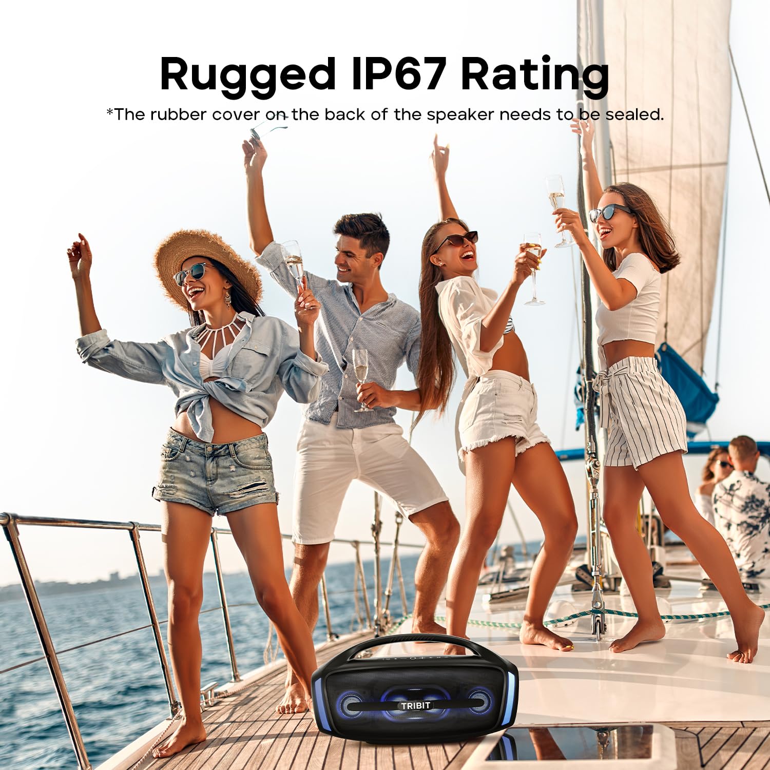 Foto 7 | Altavoz Bluetooth Tribit Stormbox Blast 2 De 200 W Con Subwoofer - Venta Internacional.
