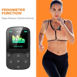 Foto 6 | Reproductor Mp3 Agptek 64 Gb Bluetooth 5.3 Negro - Venta Internacional