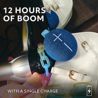 Foto 6 | Bocina Bluetooth Ultimate Ears Miniroll Resistente al Agua Azul - Venta Internacional