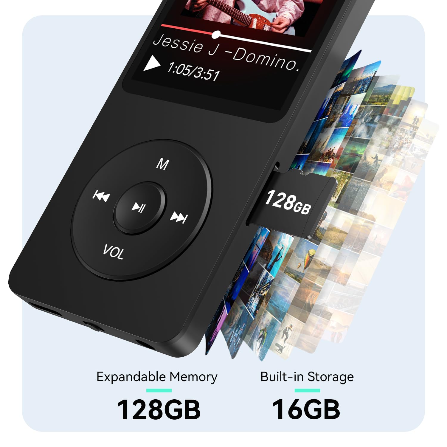 Foto 5 | Reproductor Mp3 Agptek A02s 16gb 70h Reproducción - Venta Internacional