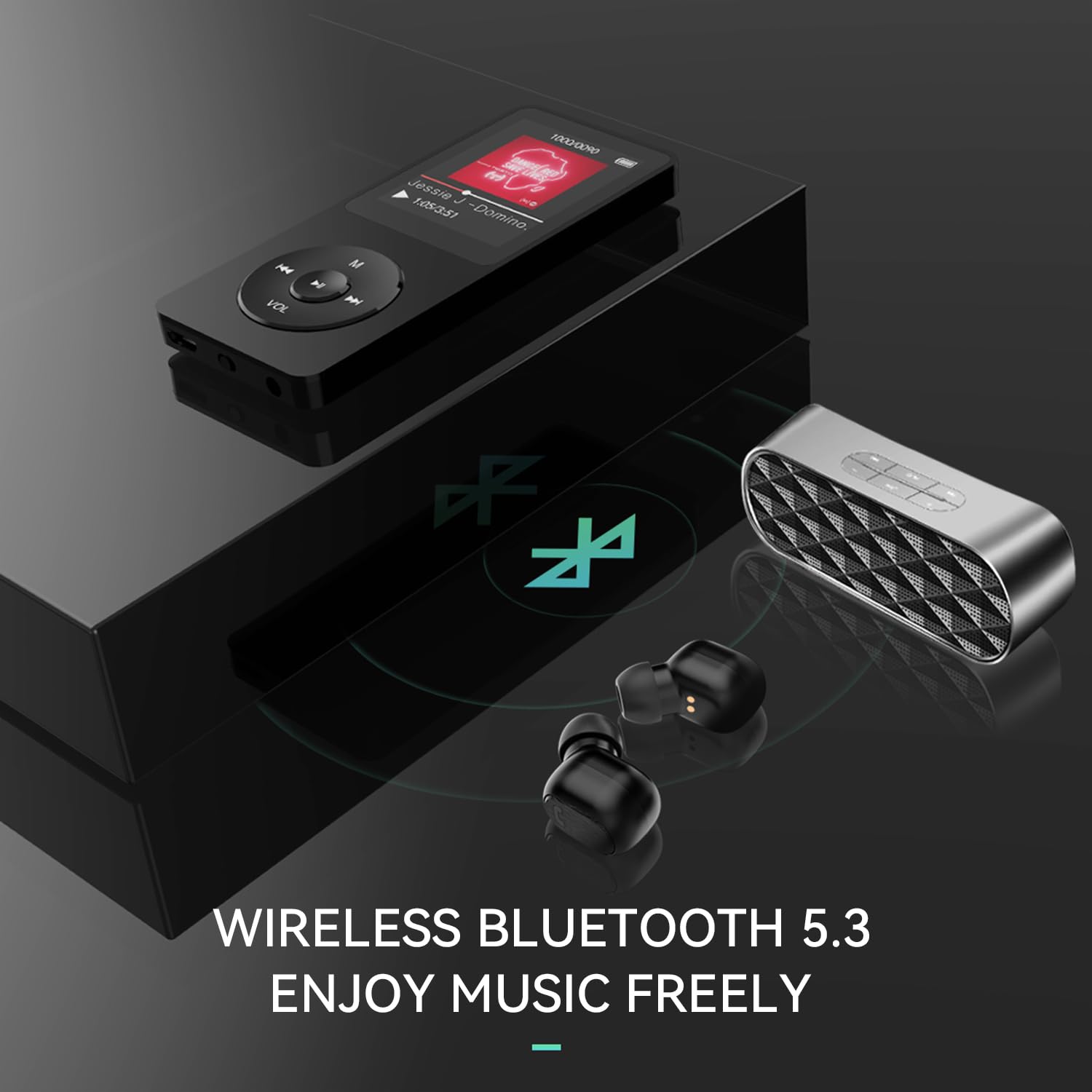 Foto 2 | Reproductor Mp3 Agptek A02 Bluetooth 5.3 32 gb con Altavoz - Venta Internacional