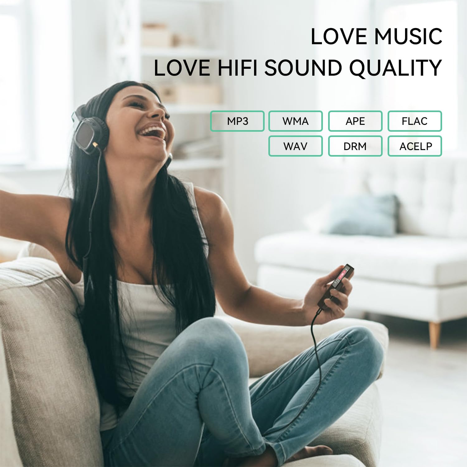 Foto 3 | Reproductor Mp3 Agptek A02 Bluetooth 5.3 32 gb con Altavoz - Venta Internacional