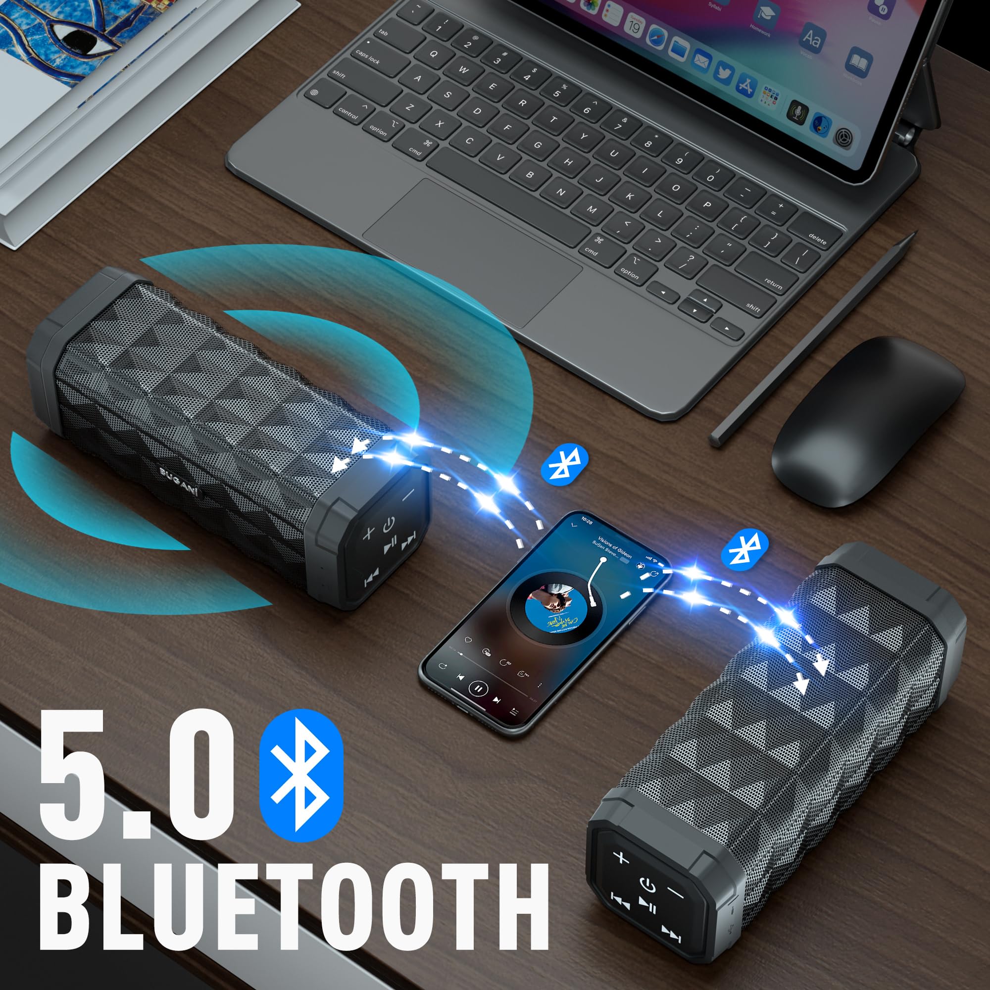 Foto 6 pulgar | Altavoces Bluetooth Bugani M99 True Wireless Tws Paquete De 2 - Venta Internacional