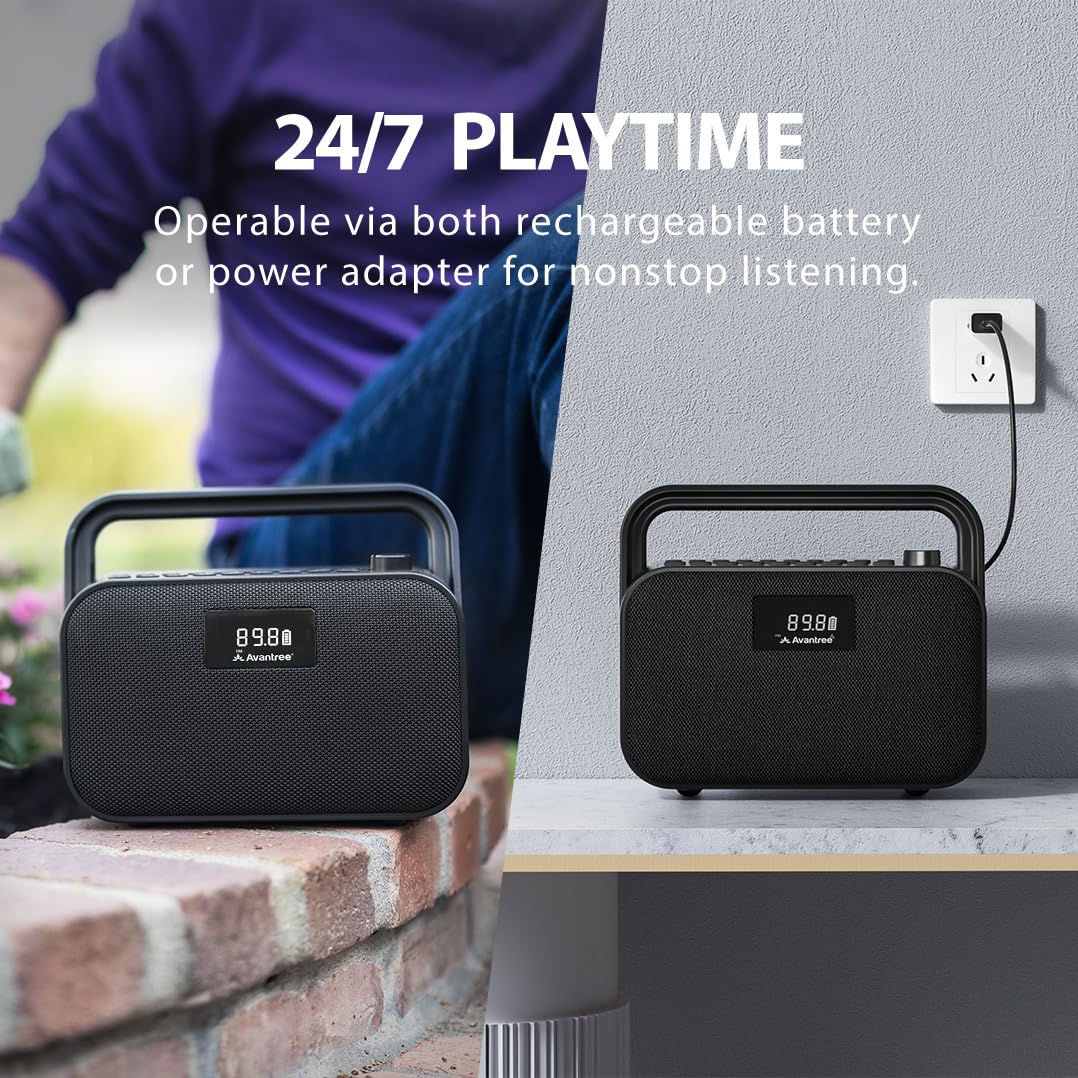 Foto 4 pulgar | Altavoz Bluetooth Digital Portátil De Radio Fm 30w Avantree - Venta Internacional.
