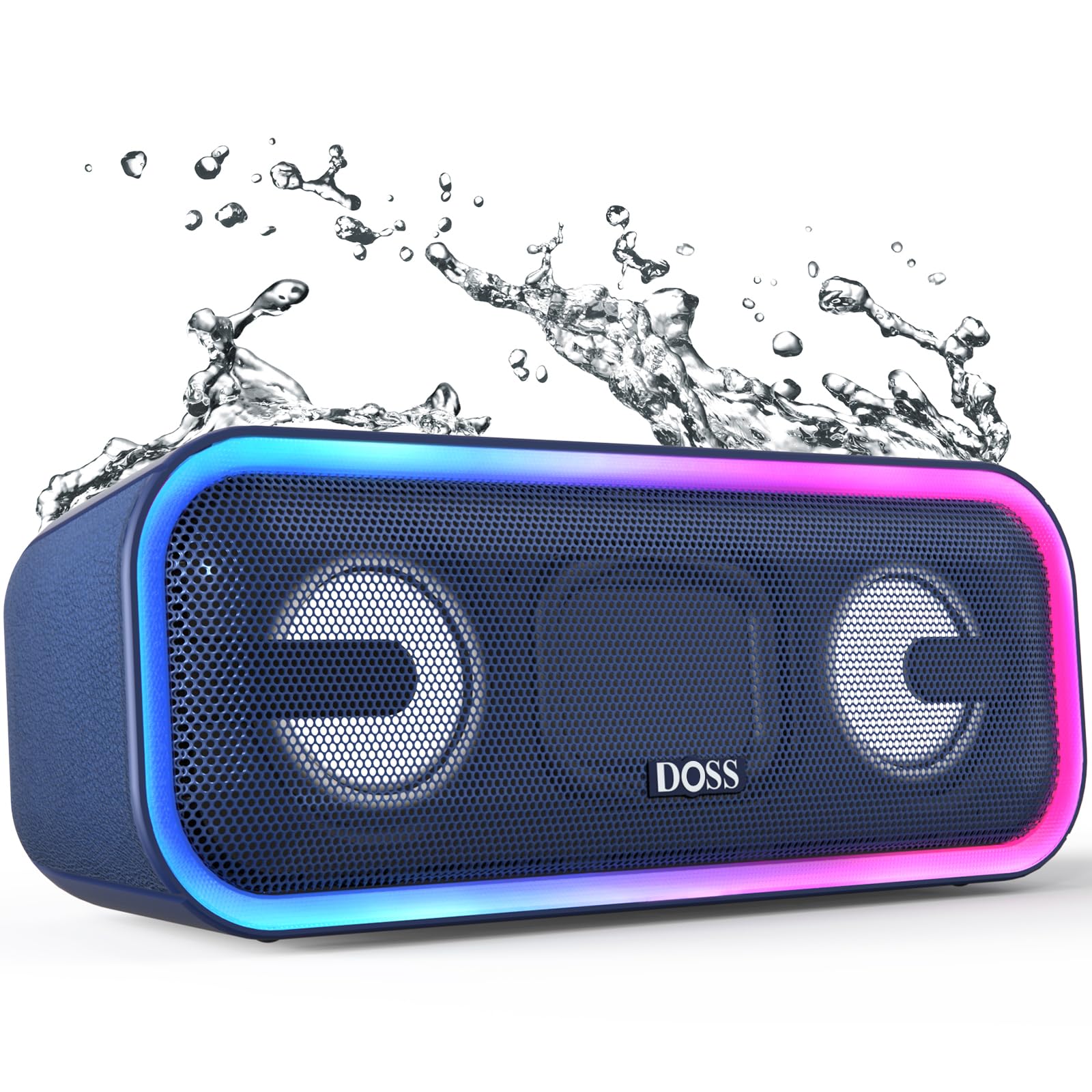 Foto 2 pulgar | Altavoz Bluetooth Doss Soundbox Pro+ 24w Ipx6 Impermeable Azul - Venta Internacional.