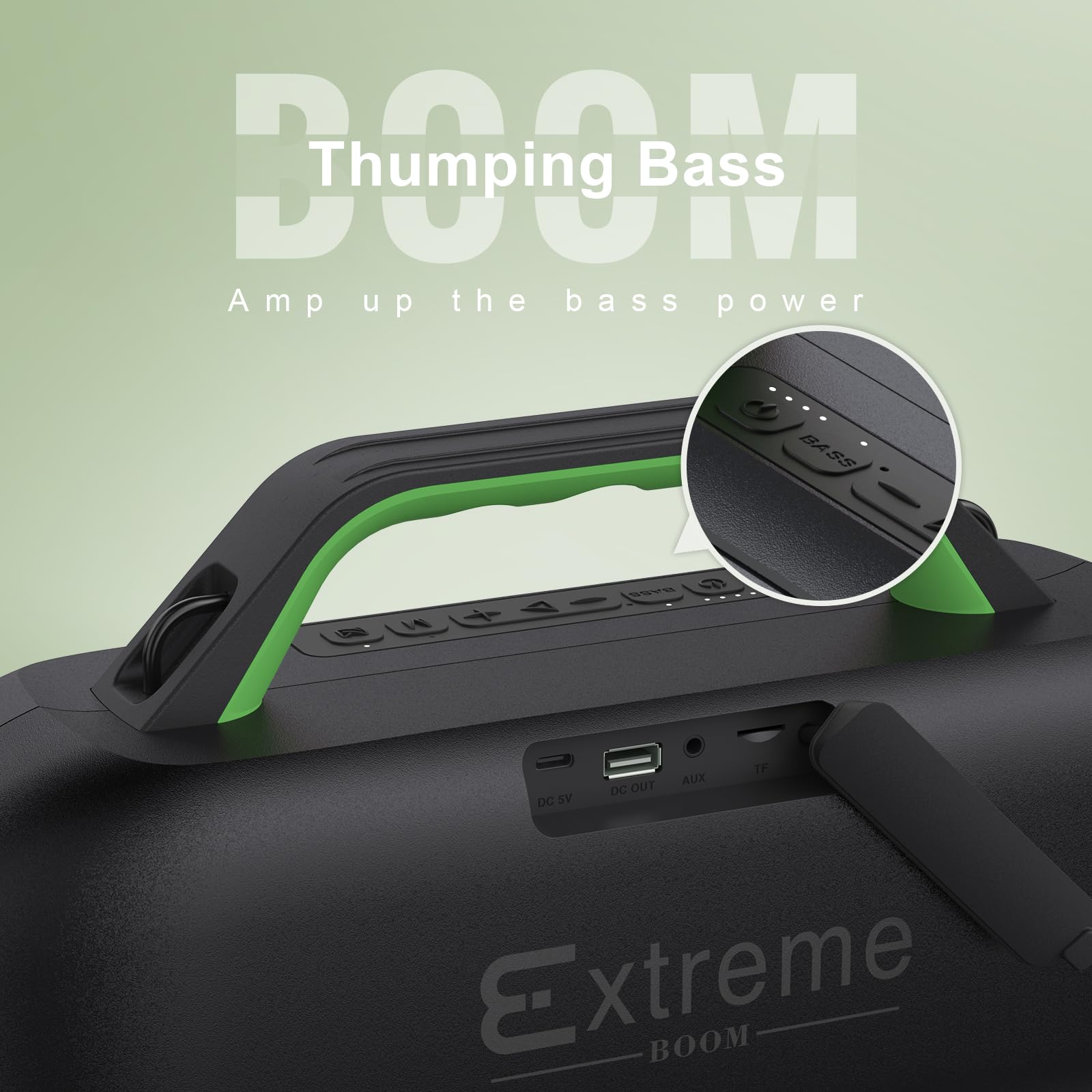 Foto 4 pulgar | Altavoz Bluetooth Para Exteriores Doss Extreme Boom 60w - Venta Internacional