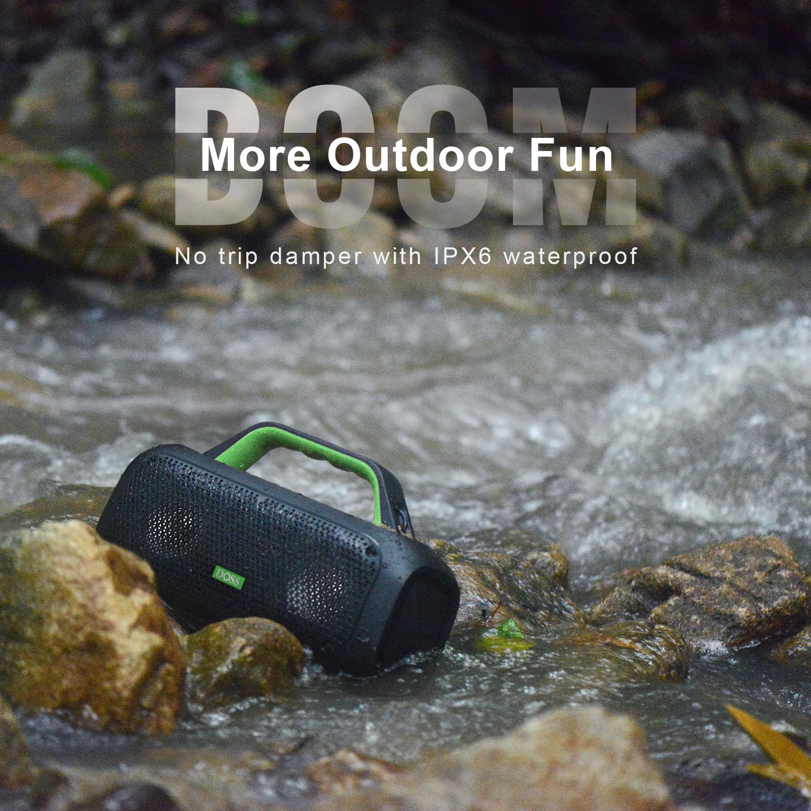 Foto 5 pulgar | Altavoz Bluetooth Para Exteriores Doss Extreme Boom 60w - Venta Internacional