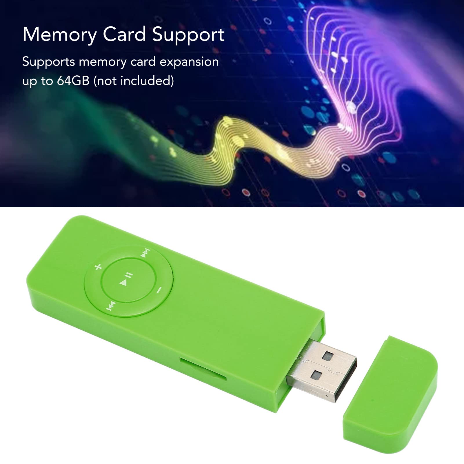 Foto 7 pulgar | Reproductor Mp3 Estink Usb Stick Audio Portable 64gb Verde - Venta Internacional.