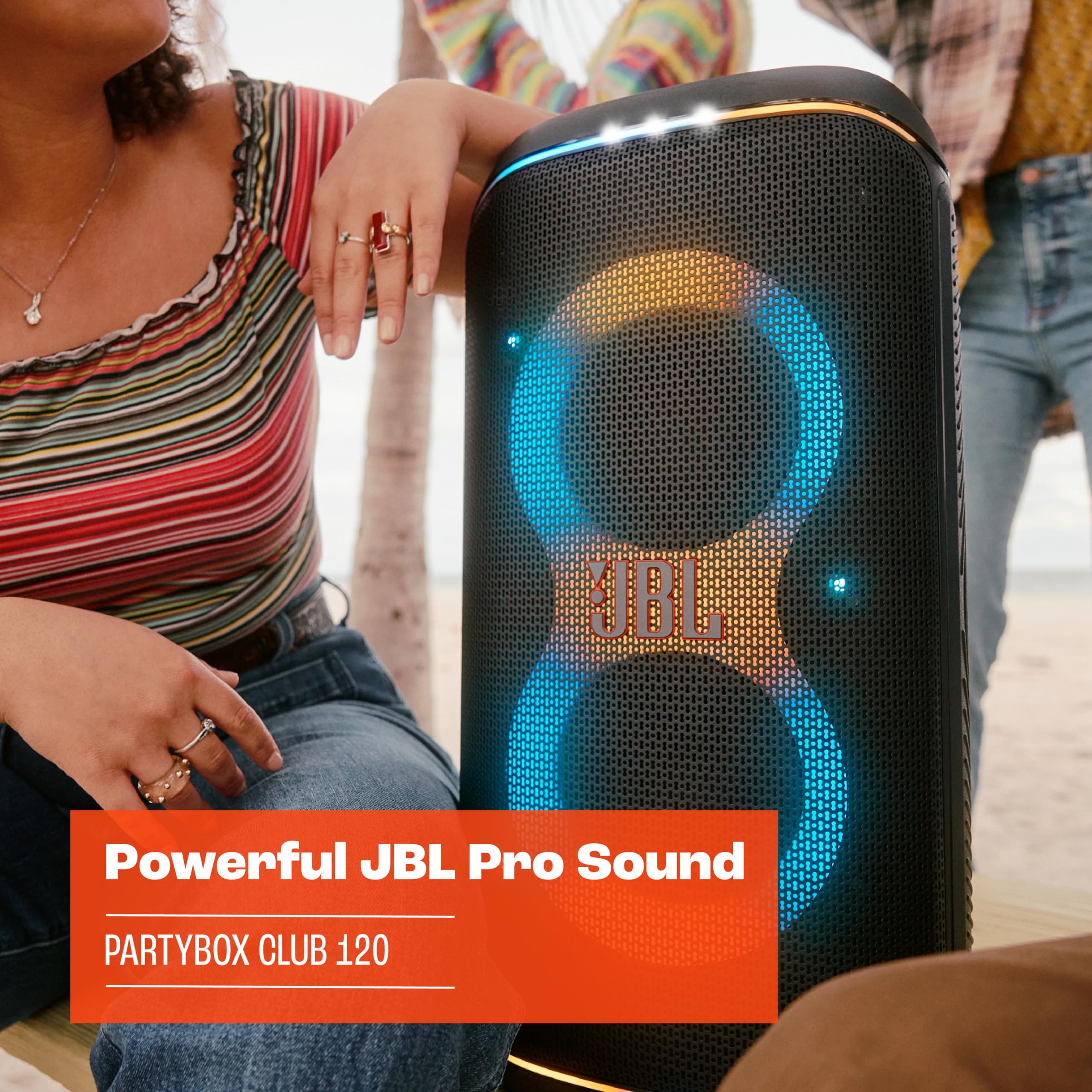 Foto 3 pulgar | Altavoz Portátil Para Fiestas Jbl Partybox Club 120 Blanco - Venta Internacional.