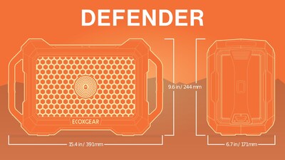 Foto 6 | Altavoz Bluetooth Portátil Para Exteriores Ecoxgear Defender Black - Venta Internacional.