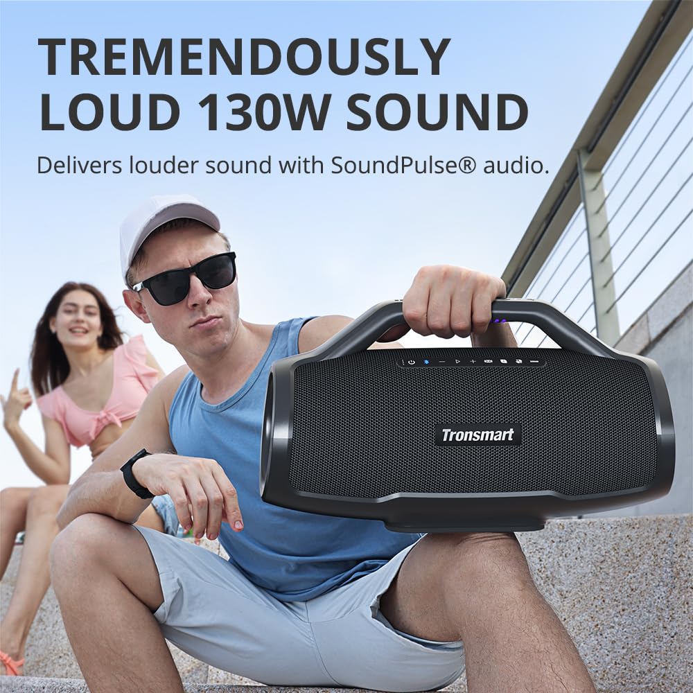 Foto 3 pulgar | Altavoz Bluetooth Portátil Tronsmart Bang Max 130w Ipx6 - Venta Internacional.