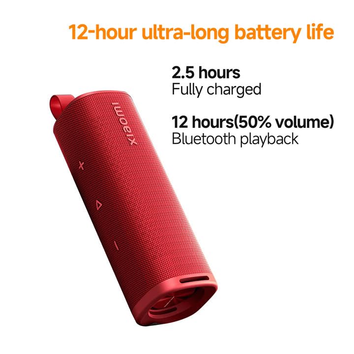 Foto 7 pulgar | Altavoz Bluetooth Xiaomi Sound Outdoor 30w Rojo Ip67 - Venta Internacional.