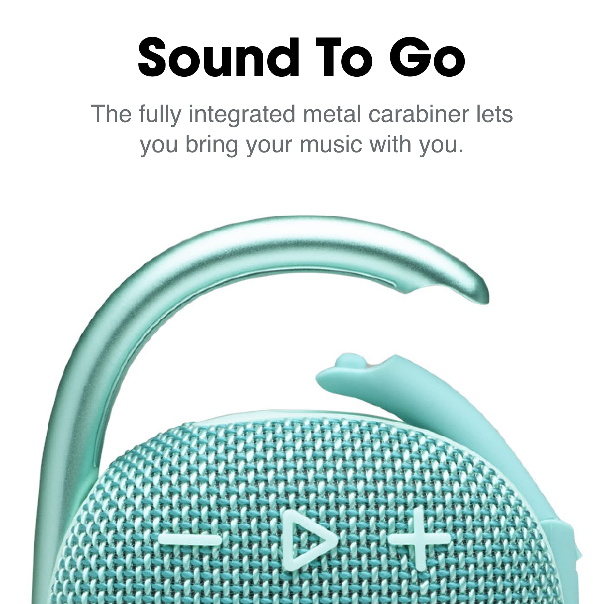 Foto 4 pulgar | Altavoz Bluetooth Jbl Clip 4 Portable con Divvi! Funda Blanca - Venta Internacional