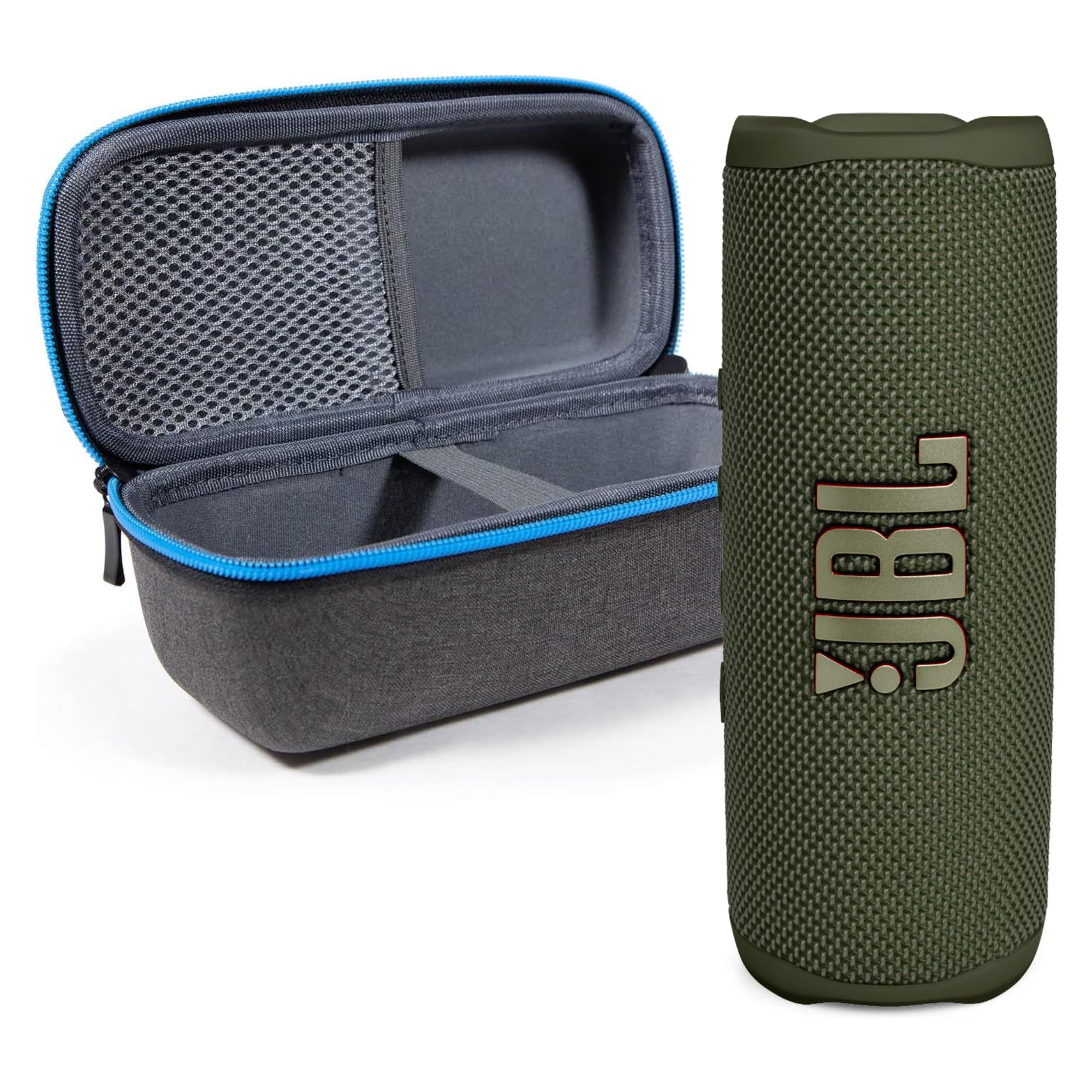Altavoz Bluetooth Jbl Flip 6 Verde con Divvi! Funda - Venta Internacional