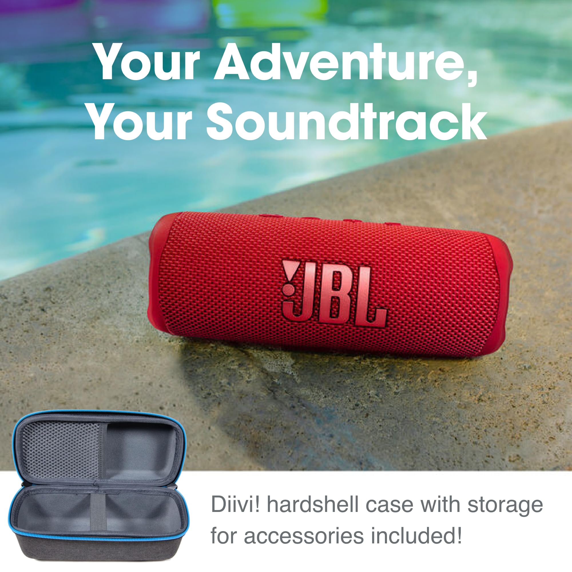 Foto 3 pulgar | Altavoz Bluetooth Jbl Flip 6 Verde con Divvi! Funda - Venta Internacional