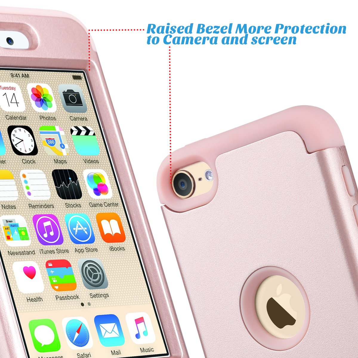 Foto 7 pulgar | Funda Ulak Para Ipod Touch 7ª, 6ª Y 5ª Generación A Prueba De Golpes - Venta Internacional