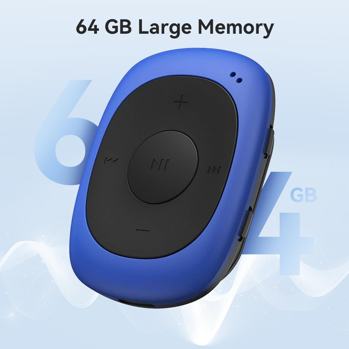 Foto 3 pulgar | Reproductor Mp3 Agptek 64gb Clip Con Radio Fm Para Deportes - Venta Internacional.