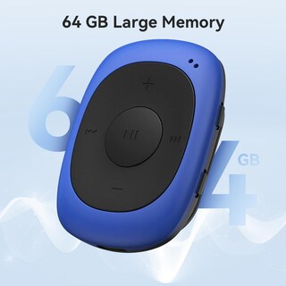 Foto 2 | Reproductor Mp3 Agptek 64gb Clip Con Radio Fm Para Deportes - Venta Internacional.